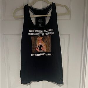 Disney Black and White Graphic Tank Top
